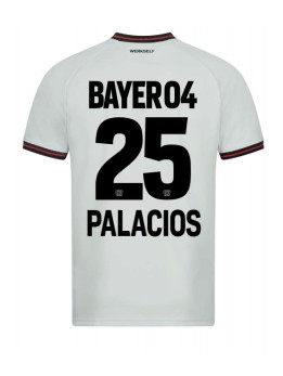 Bayer Leverkusen Exequiel Palacios #25 Auswärtstrikot 2023-24 Kurzarm